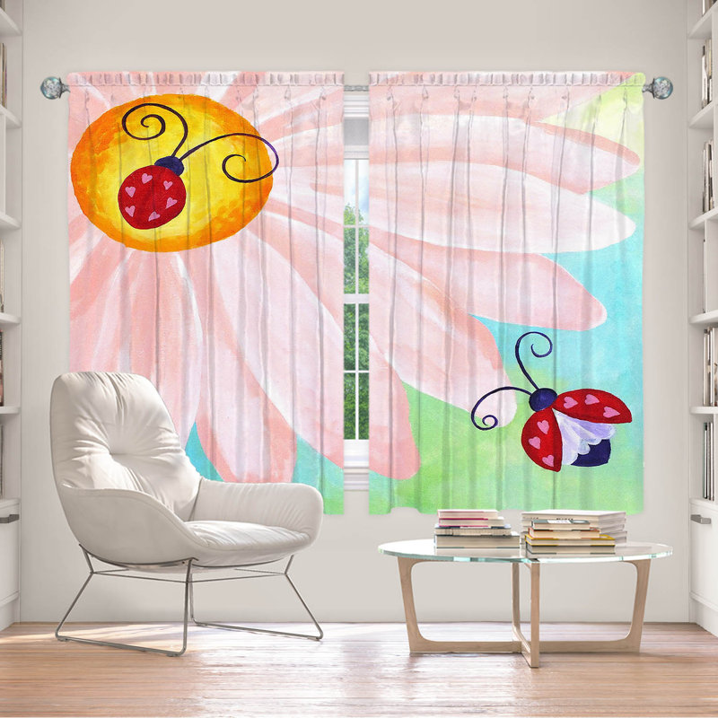 Emmly Room Darkening Curtain Pair, 40" W x 61" L