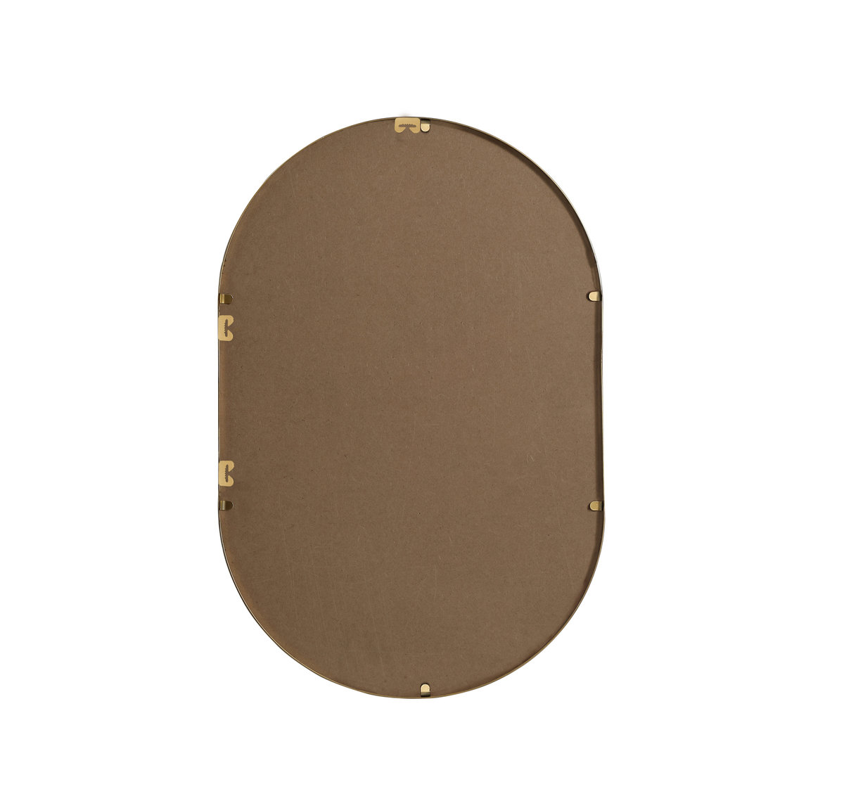 Sabine Accent Mirror, 30" x 20", Brass