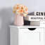 Armoire de rangement pour salle de bain, armoire de plancher avec tablette réglable et tiroirs