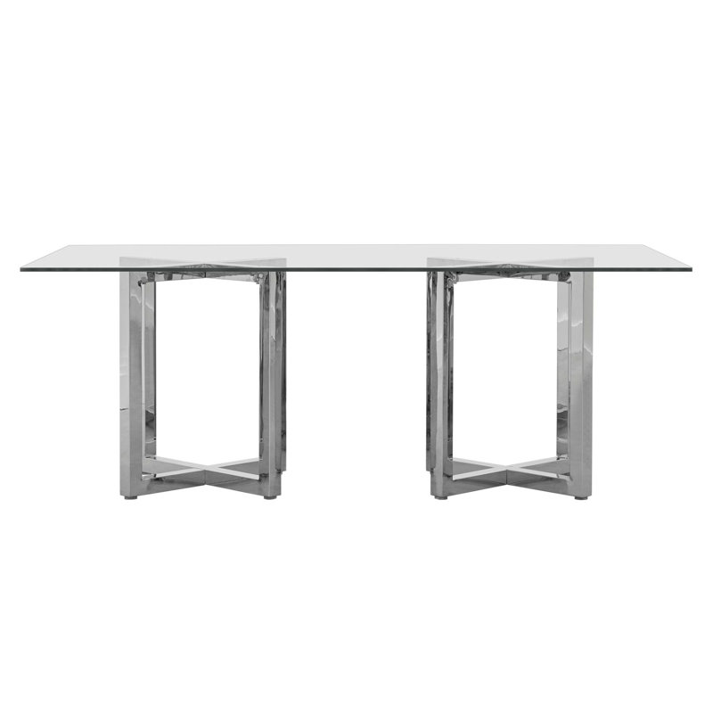 Table de salle à manger en verre