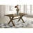 Carbon Knotty Nutmeg Rectangular Dining Table