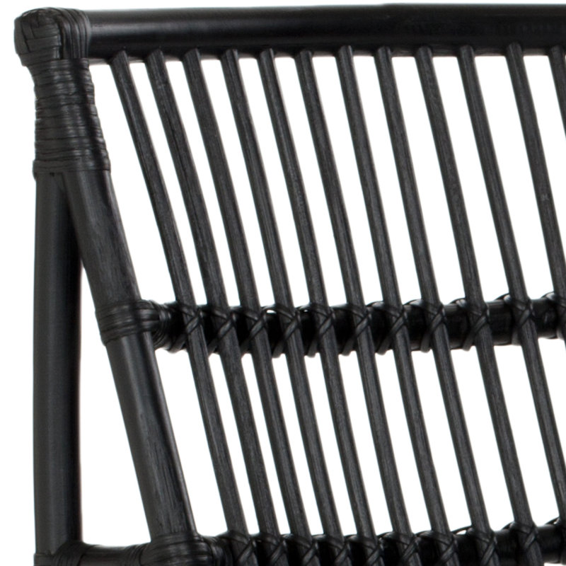 Howard Beach Upholstered Side Chair, Black