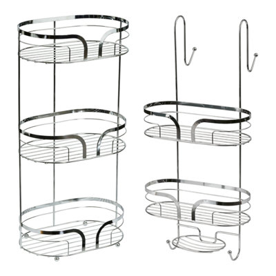 Dante Steel Bathroom Shelves
