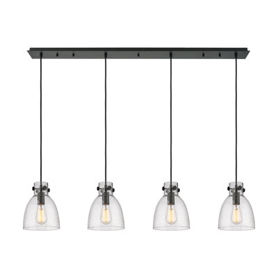 Luminaire suspendu en forme de cloche à 4 lumières Amrith