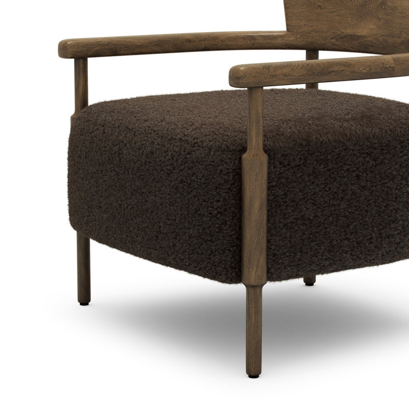 Armchair, Cocoa Shearling