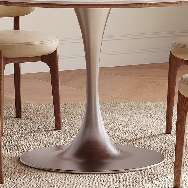 Table ronde française en pierre frittée, 7
