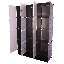 Organisateur de rangement pour garde-robe portatif Rebrilliant