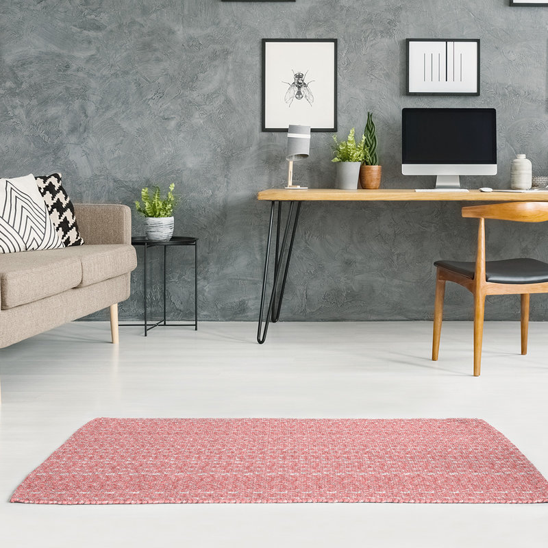 Chenille Geometric Indoor Rug, Rectangle 5' x 7'