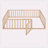 Wood Daybed Frame With Fence-945896501-950091827