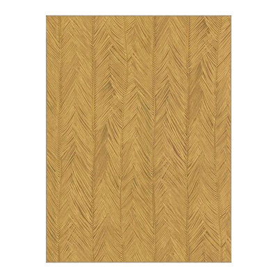 Yellow Themed Straw Patterned Woven Base Modern Decorative Washable Rug