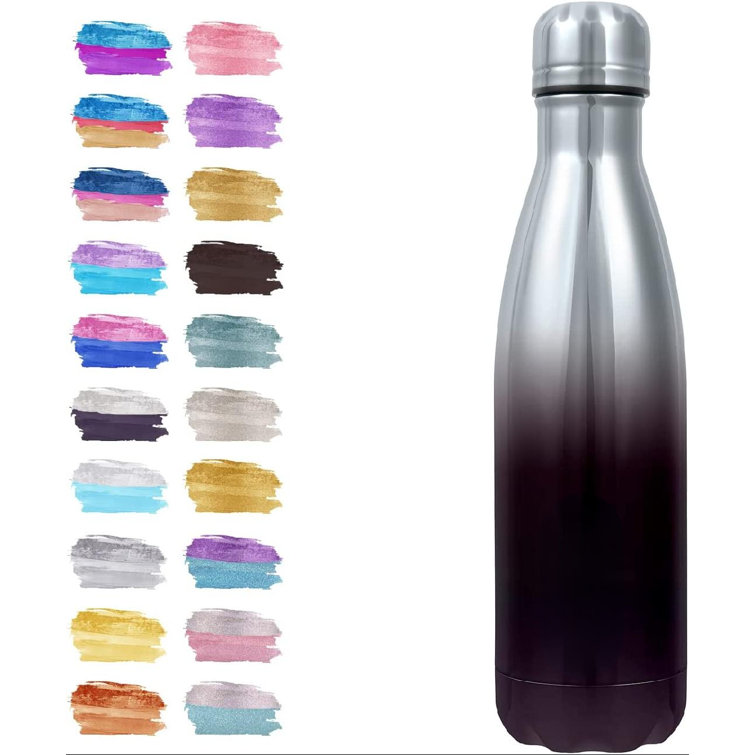 Orchids Aquae 20oz. Insulated Stainless Steel Wide Mouth Water Bottle