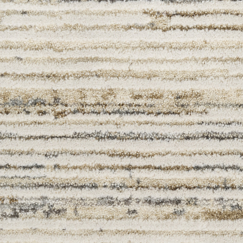 Calvin Klein CK078 Summit 2'2" x 12' Ivory Multicolor Modern Indoor Rug, Runner 2'2" x 12'