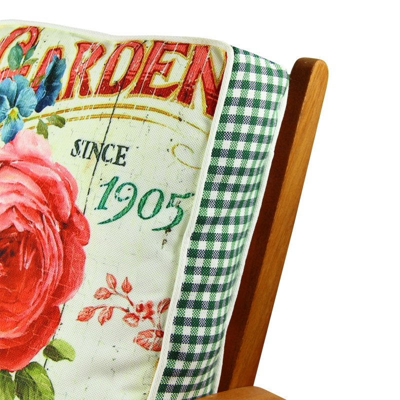 Dmani Cotton/Polyester Floor Square Indoor/Outdoor Pillow Cover & Insert