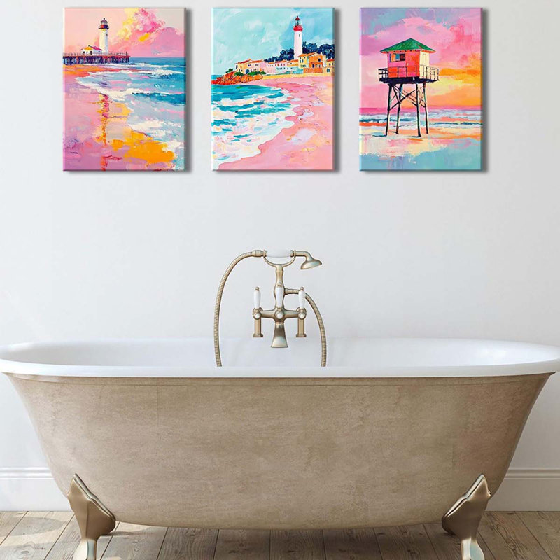 3 Piece Wrapped Canvas Wall Art