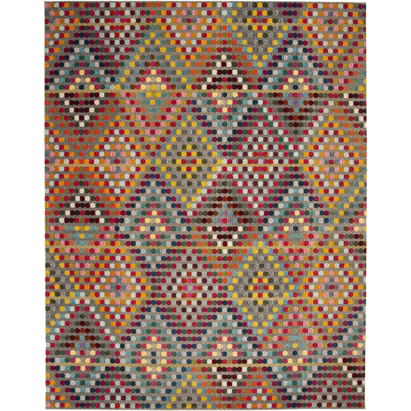 Tapis performance géométrique Monaco, Rectangle 6 pi 7 po x 9 pi 2 po