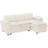 Upholstered L-Shaped Sectional Sofa With Chaise-10108750