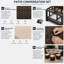 Ensemble de conversation pour 8 personnes avec coussins