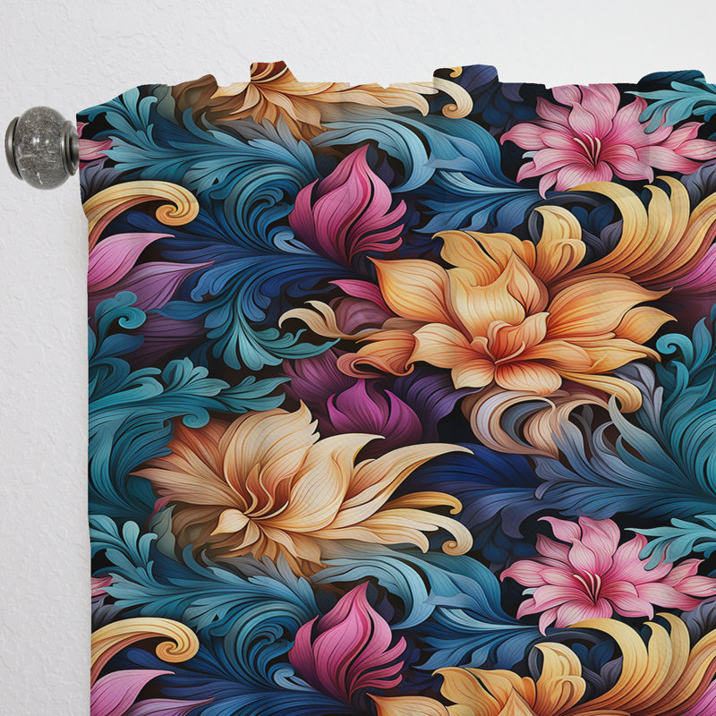 Mystic Reverie - motif cachemire II, L 52 po x L 90 po