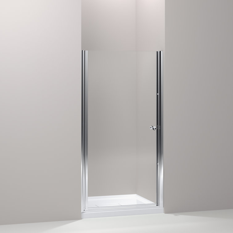 Fluence® 28.75" x 65.5" Pivot Shower Door with CleanCoat® Technology