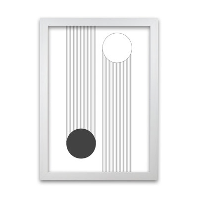 Mid Century Bauhaus Verticle Original - Print