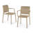 Plastic Outdoor Stacking Dining Armchair-279746934