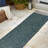 Alda Modern Minimalist Mingled Solid Turquoise/Cream Indoor/Outdoor Rug-141895279