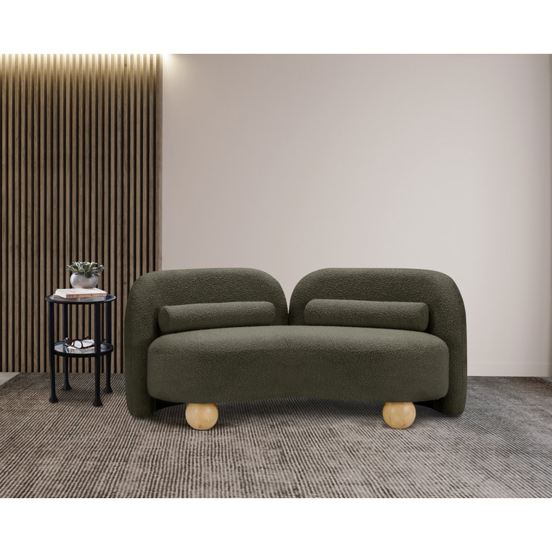 Causeuse Daphne, Tissu olive olive