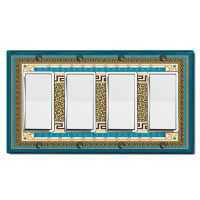 4 - Gang Rocker Standard Wall Plate