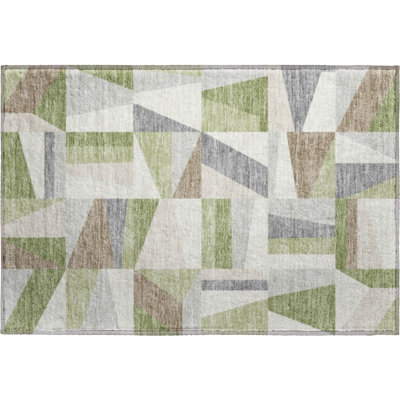 Premium Machine Washable Mayfield Geometric Rug