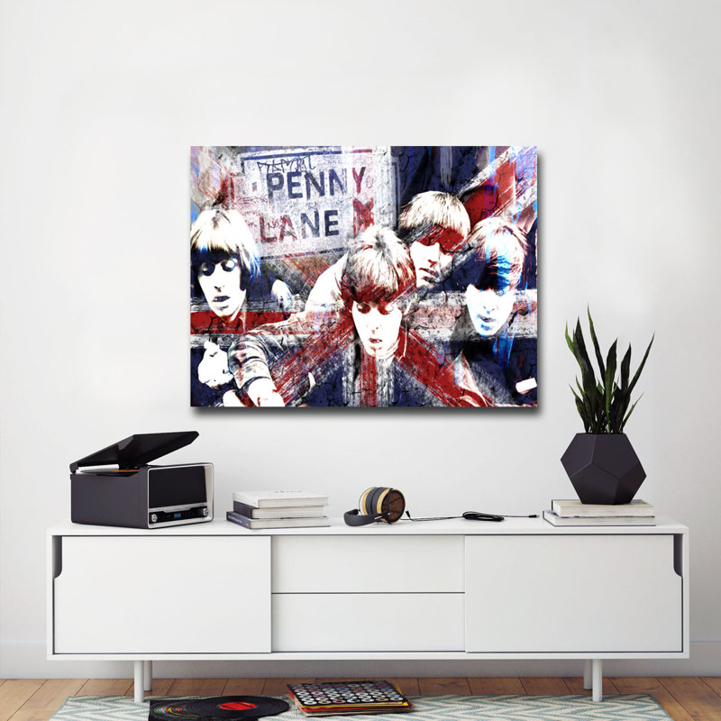 Iconic «British Beatles», impression sur acrylique