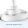 44 In Intergrated Led Ceiling Fan Lighting With Abs Blade