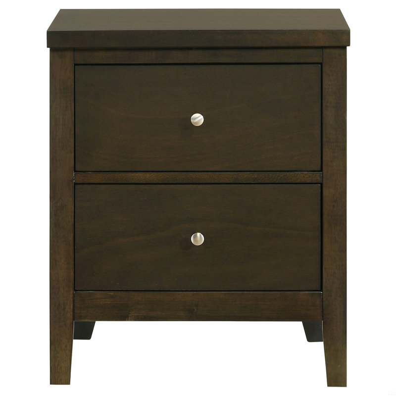 2-Drawer Nightstand Bedside Table