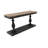 Wood Distressed Console Table with Brown Wood Top