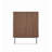 Modern minimalist black solid wood shoe cabinet