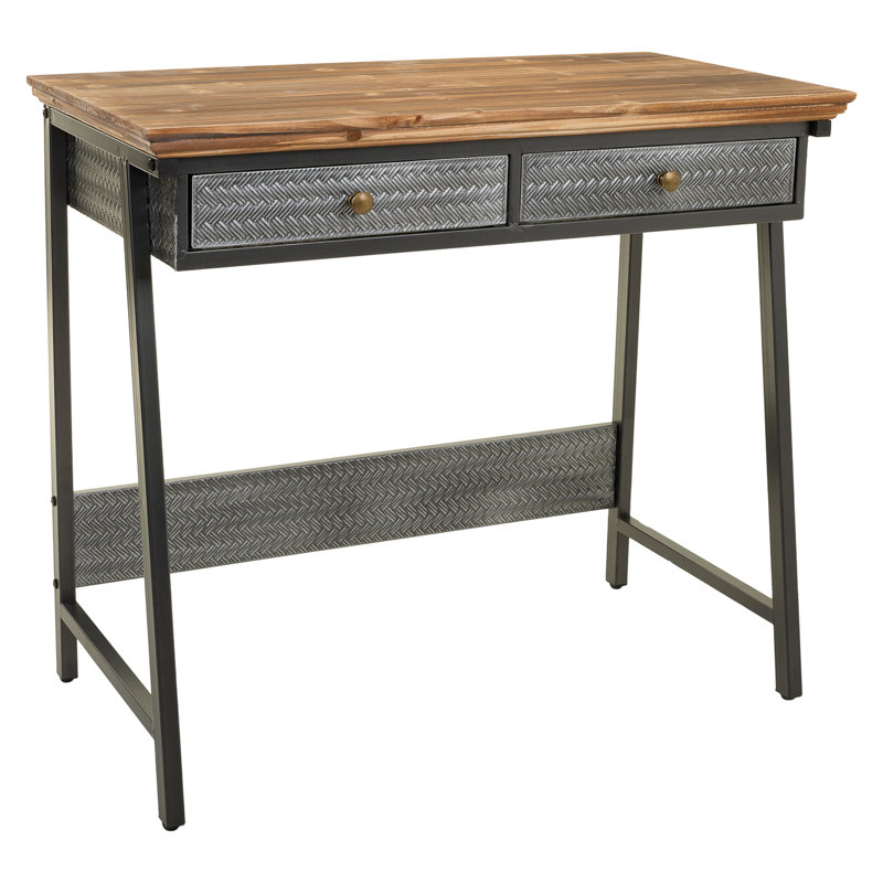 Northerly Metal Base Writing Desk