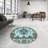 Wool Abstract Indoor Rug-341976834