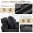 74" Pull Out Sofa Bed, Convertible Sleeper Sofa Bed With USB Ports, Corduroy Upholstered Couch With Chaise Lounge For Living Room, Guest Room, Dark Gray-854966178