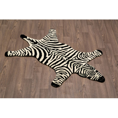 Chad Leather Animal Print Indoor Rug