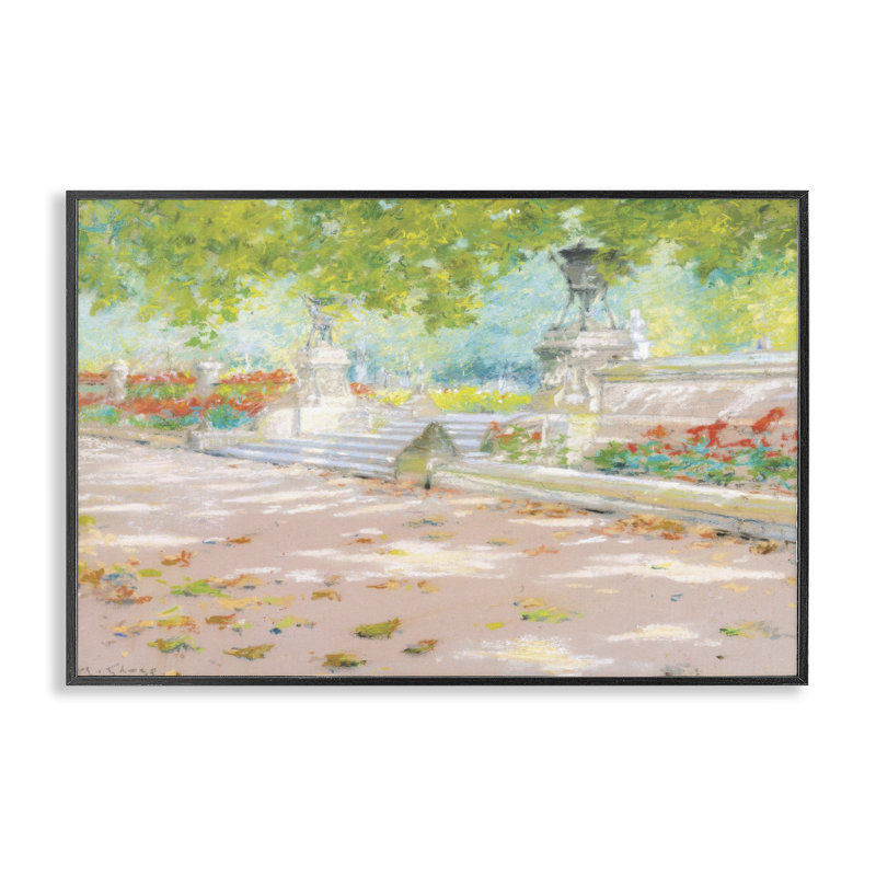 Giclée encadrée par le soleil d'été dans le parc, design par LSR Design Studio, H 12 po x l 18 po