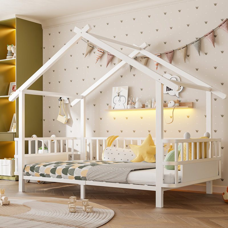 Bed, White