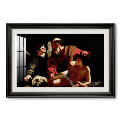 Le Sacrifice d'Isaac (Version des Offices), vers 1603 - Caravage - Estampe encadrée sur mesure