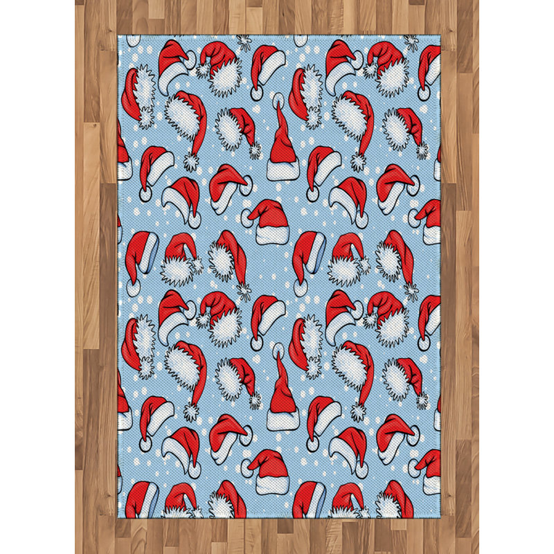 Tapis décoratif rétro en fibres à haute densité, Rectangle 2 pi 7 po x 5 pi