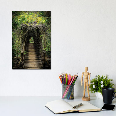 Verdant Bridge by Heather Roberson - Wrapped Canvas Print