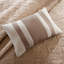 Courtepointe 7 pièces beige / double, motif médaillon avec taies décoratives européennes et coussins, grand / grand lavable en machine Colorfast, élégant-117409955-117409956