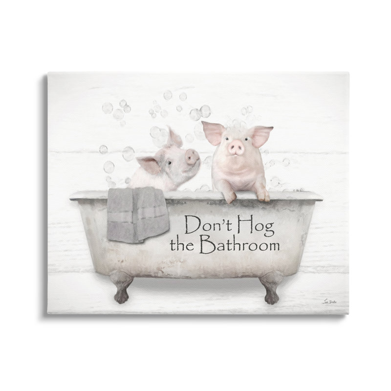 Porcs de salle de bain Hog, H 36 po x l 48 po x P 1,5 po