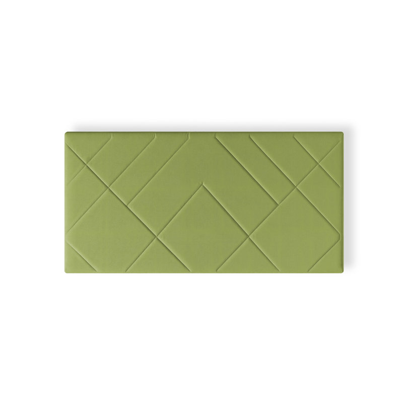 Upholstered Headboard, Small Double (4'), Green