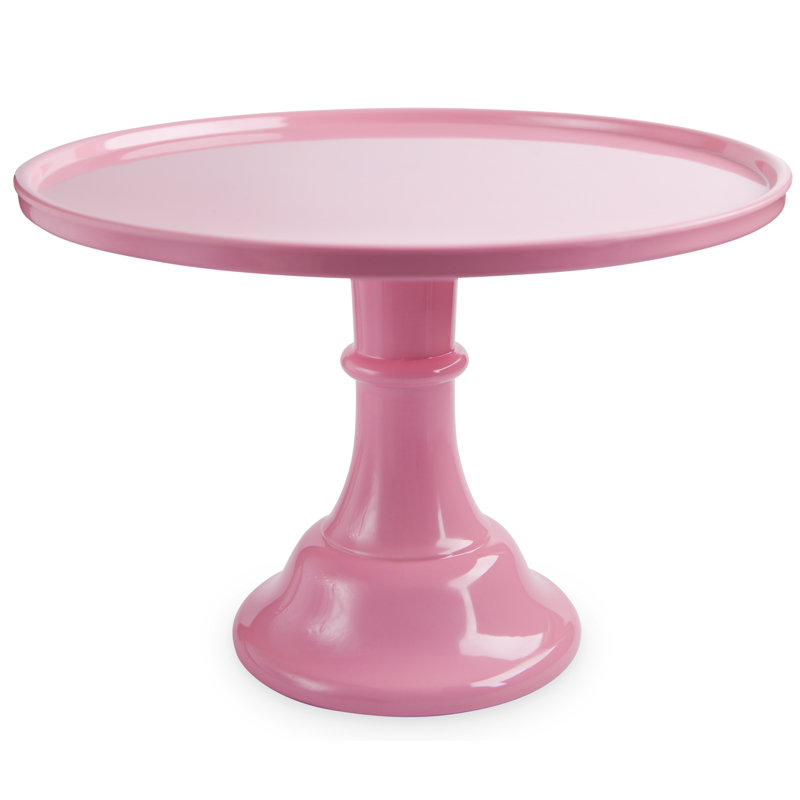 Présentoir à gâteaux en mélamine, Rose