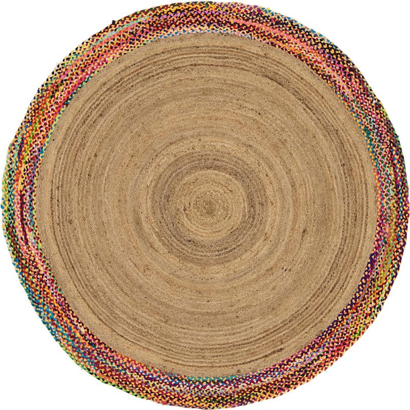 Melodie Cotton Indoor Rug, Round 8'