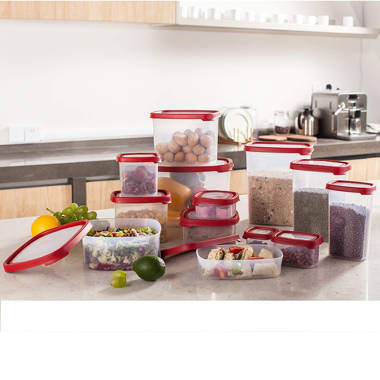 Martha Stewart 6-Pack Multisize Glass Bpa-free Reusable Food Storage  Container Set with Lid in the Food Storage Containers department at