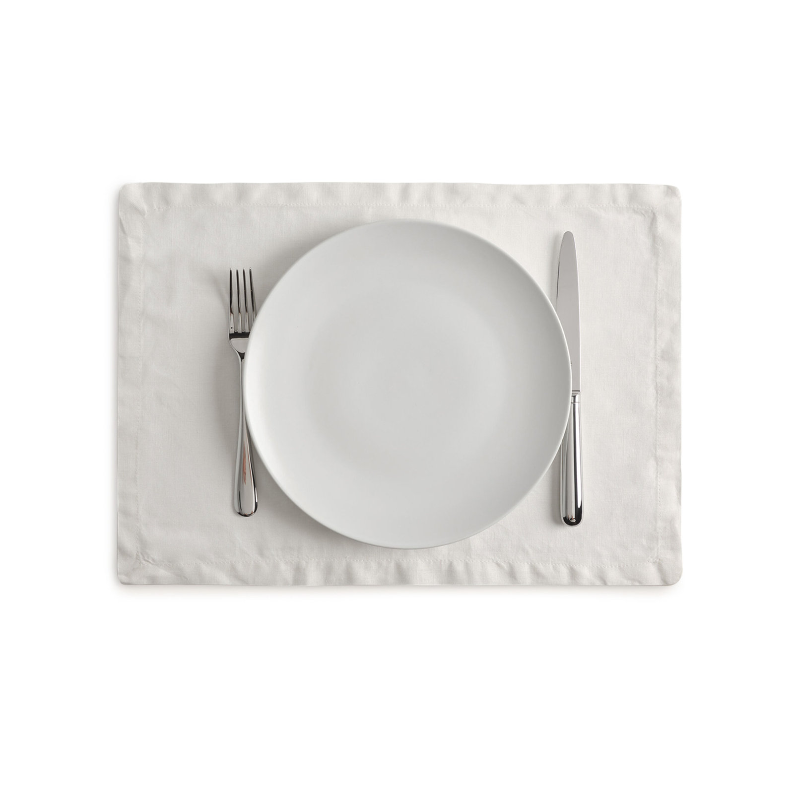Linen Placemat, Gray